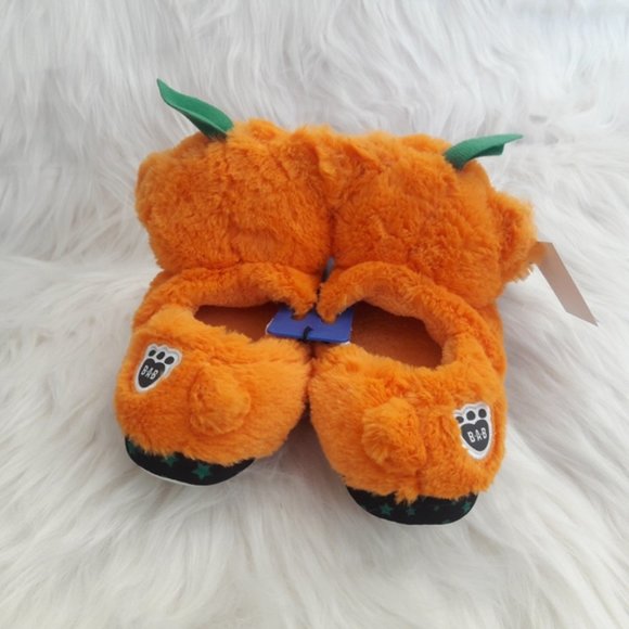 NWT! Build-A-Bear Character Slippers (Jack o' Lantern) - Picture 3 of 4